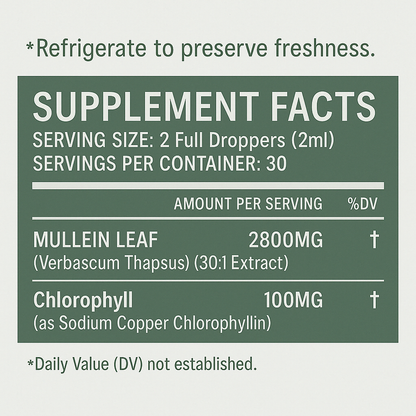 Clerivia. Mullein Leaf Extract